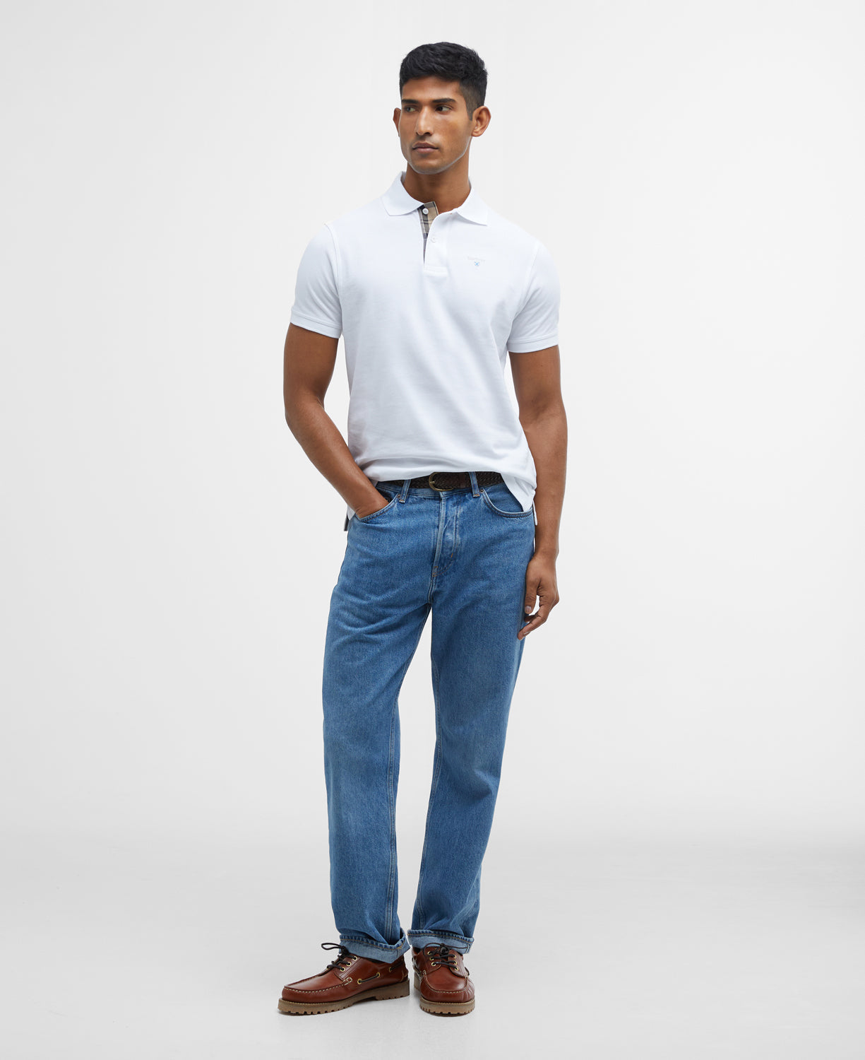 Barbour Tartan Pique Tailored Polo Shirt