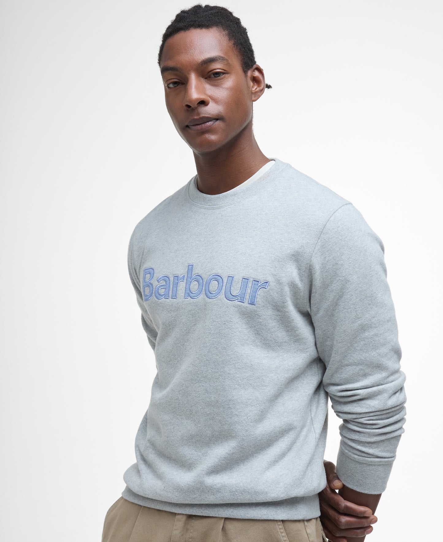 Barbour Pique Applique Crew Sweatshirt