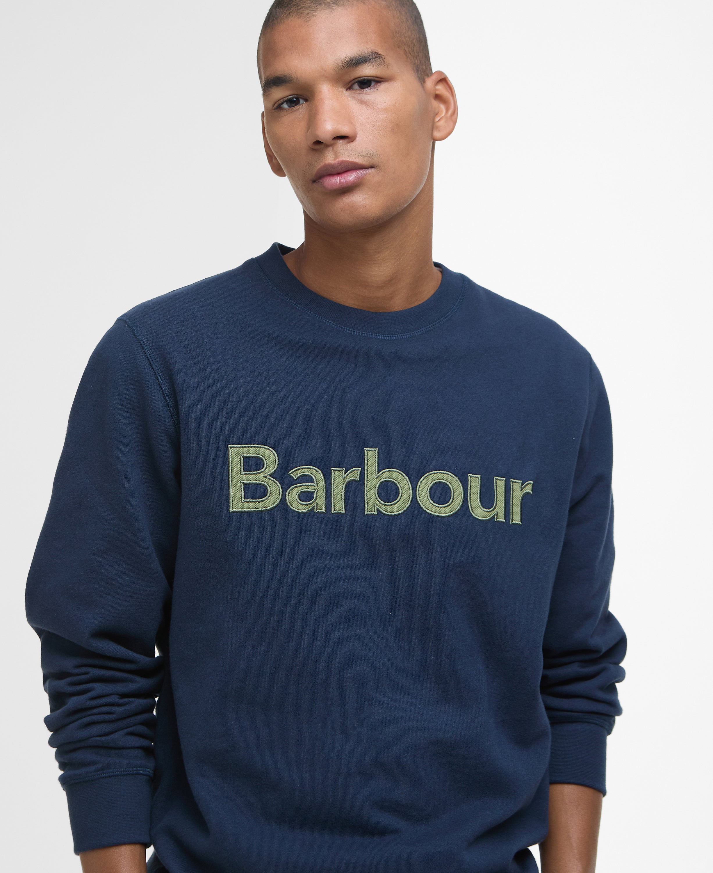 Barbour Pique Applique Crew Sweatshirt