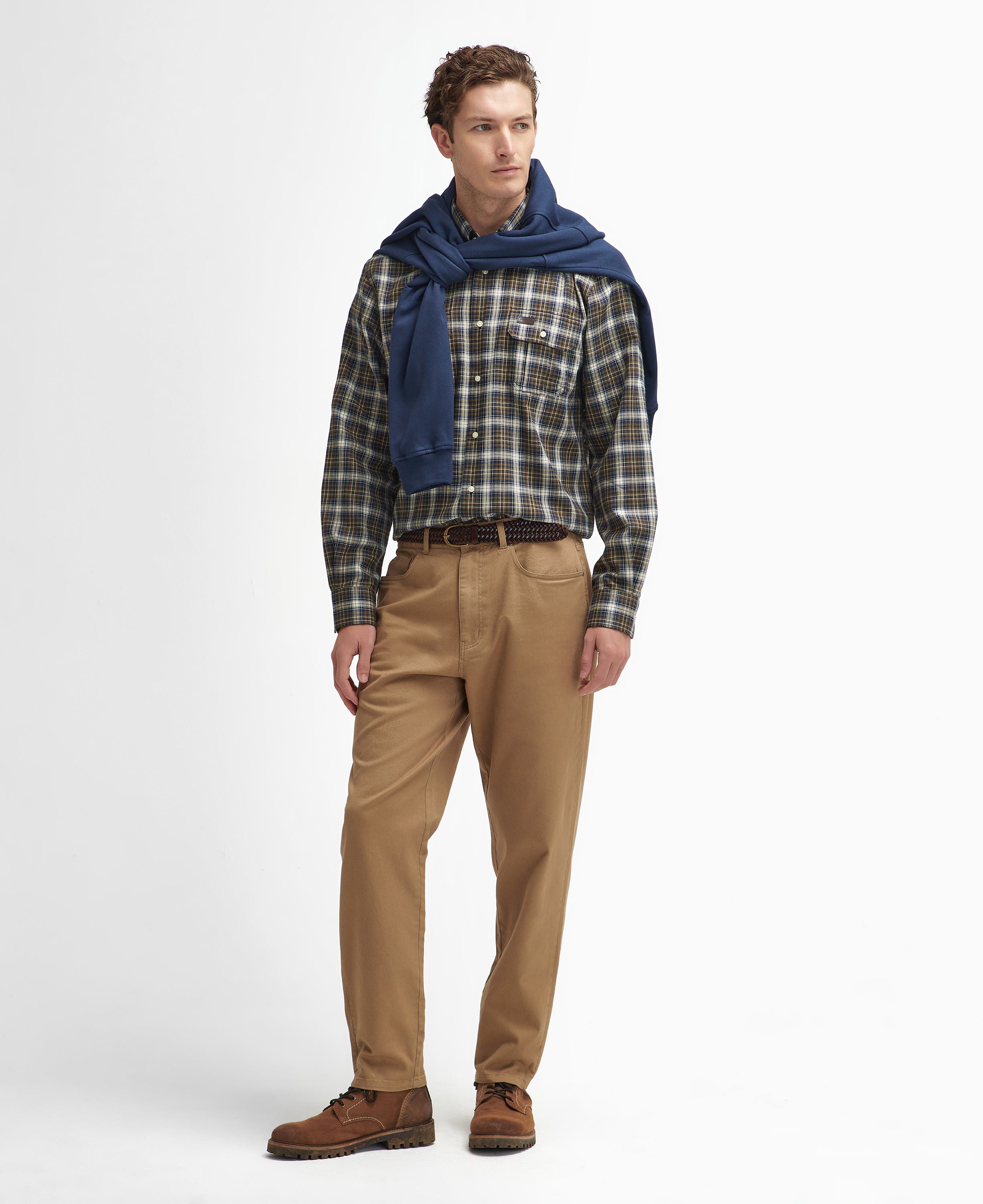 Barbour Washed Stretch Twill Regular Fit Trouser