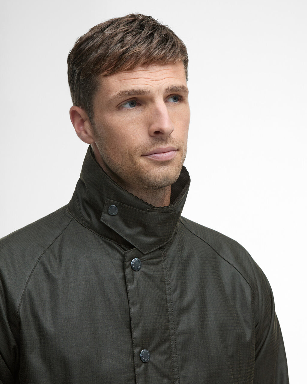Barbour Modern Beaufort Check Wax Jacket