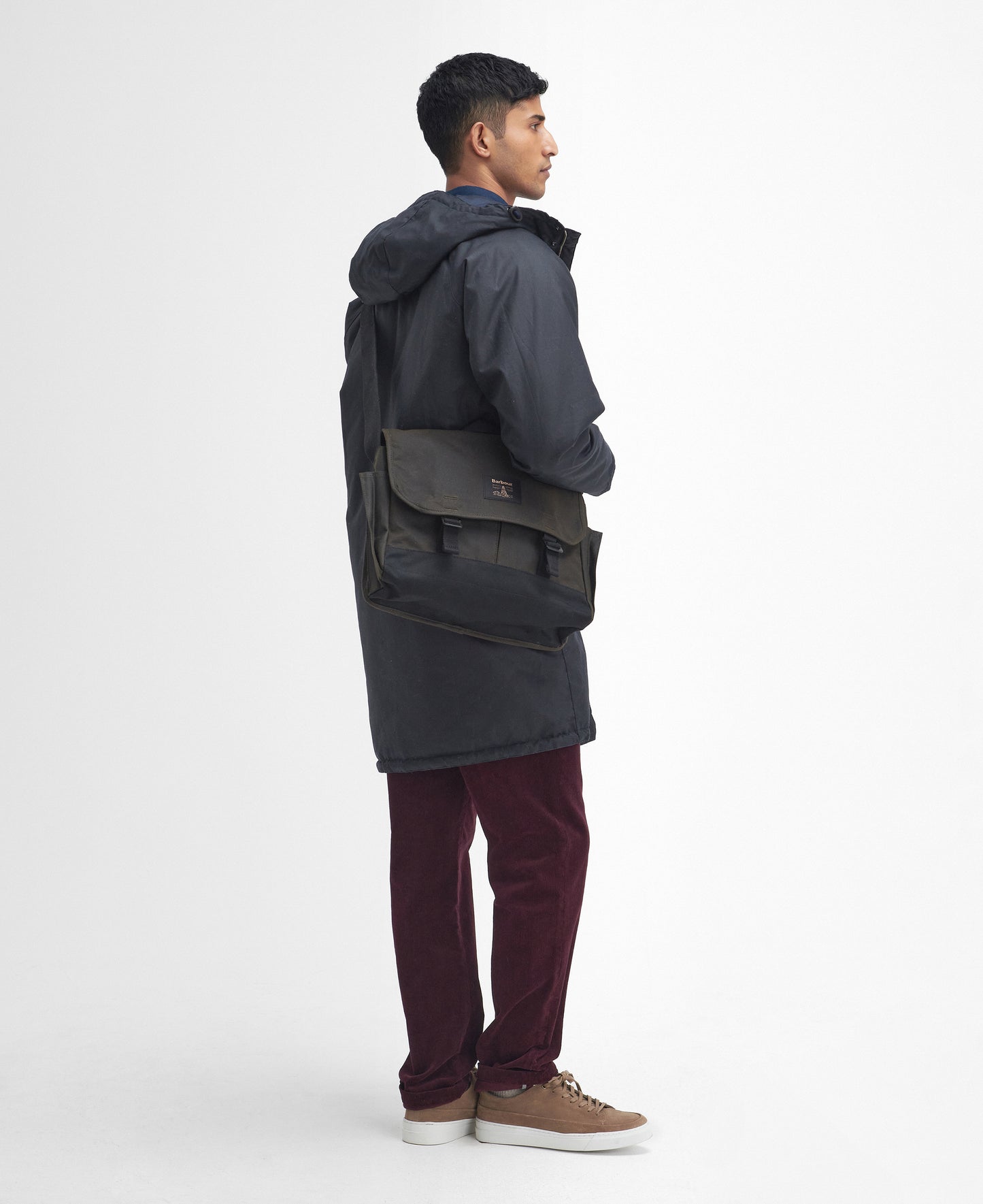 Barbour Field Wax Messenger Bag