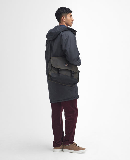 Barbour Field Wax Messenger Bag