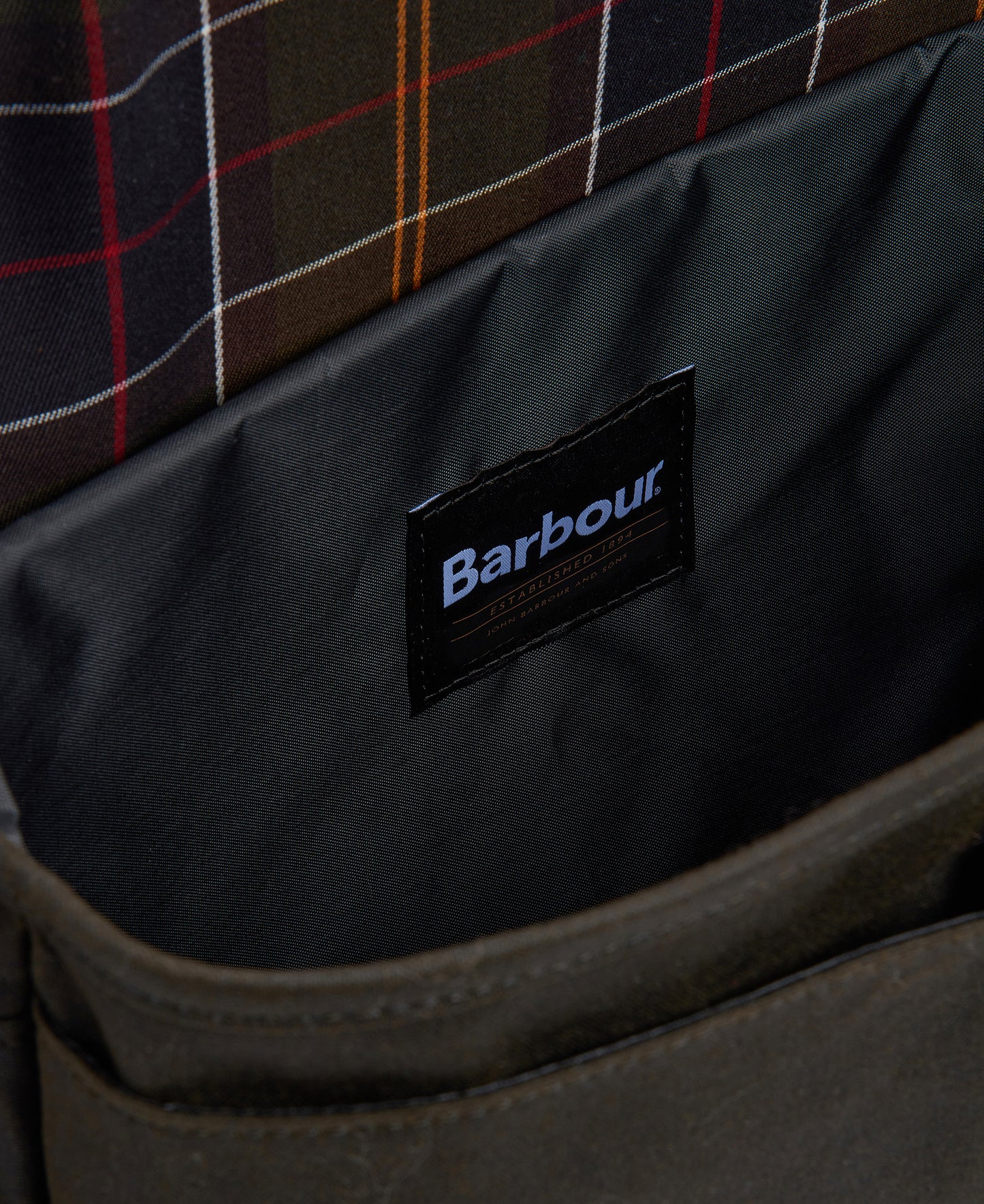Barbour Field Wax Messenger Bag