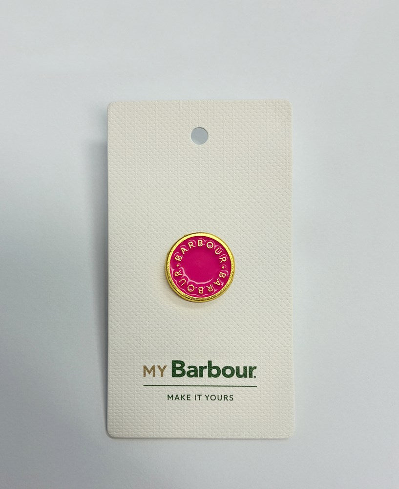 Barbour Button Pin Badge