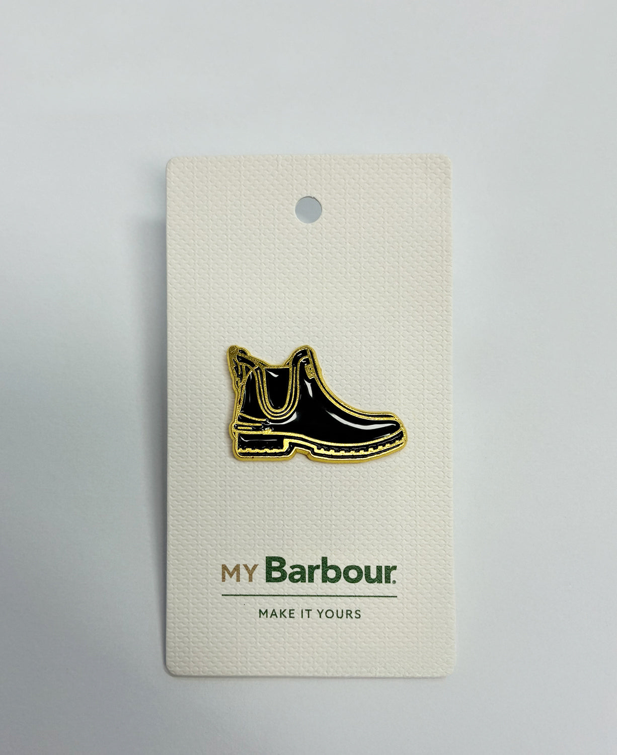 Barbour Wilton Welly Pin Badge