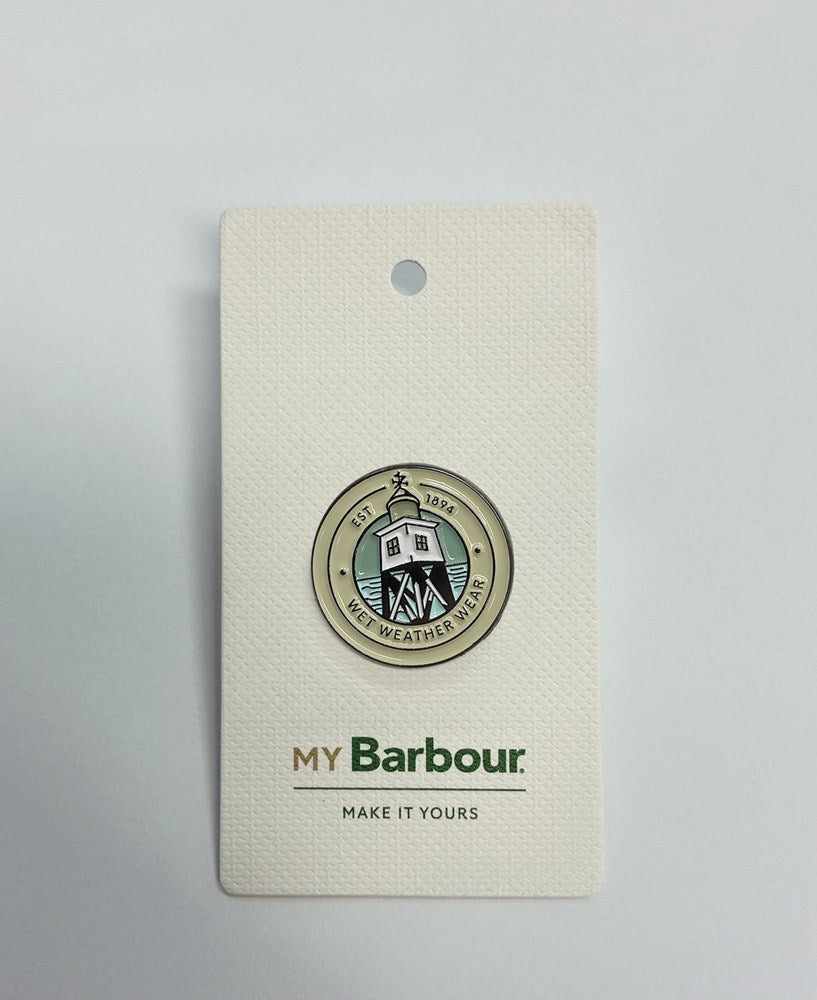 Barbour Lighthouse Pin Badge
